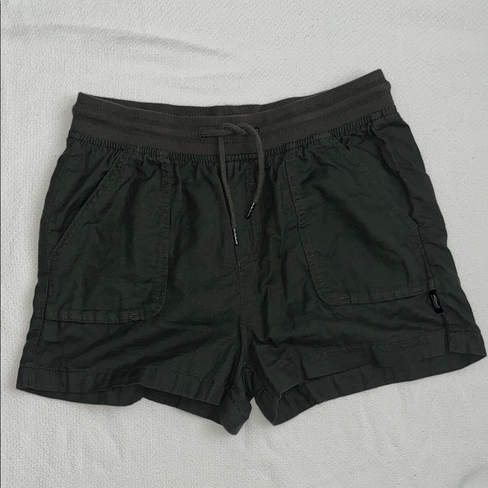 Silver Jeans Co Dark Gray Casual Cotton Shorts Women Small